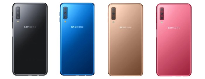 Samsung a7 specification triple camera