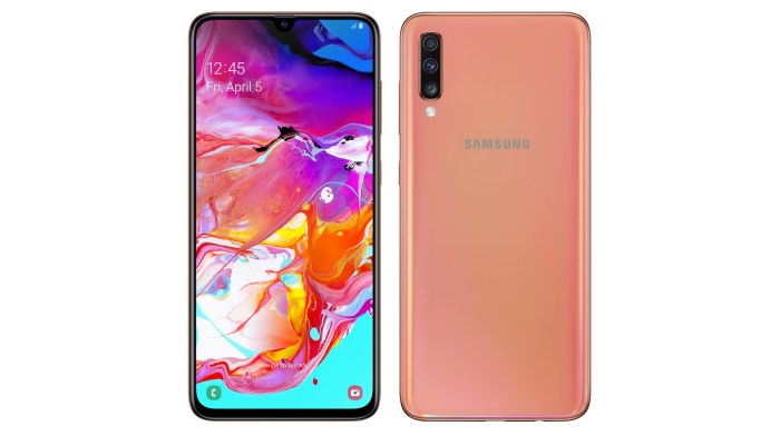 Samsung a70 phone specification